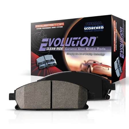 Powerstop BRAKE PADS FMSI Number D6004 Ceramic Set Of 4 16-6004